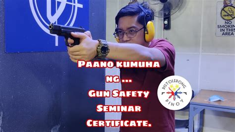 How to get GUN SAFETY SEMINAR CERTIFICATE for new .